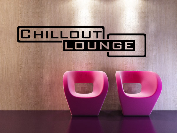 Wandtattoo Chillout Lounge