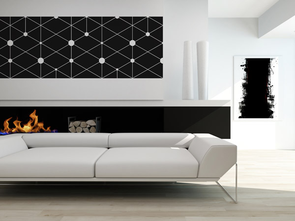 Designer wohnung schwarz weis kontraste – truevine.info