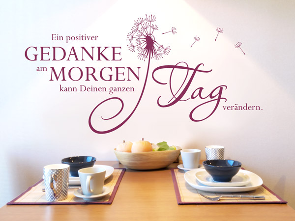 Wandtattoos fürs Altersheim Sprüche, Blumen, Tafelfolie