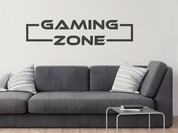 Wandtattoo Gaming Zone
