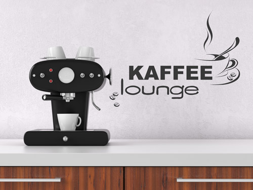 Wandtattoo Kaffee Lounge