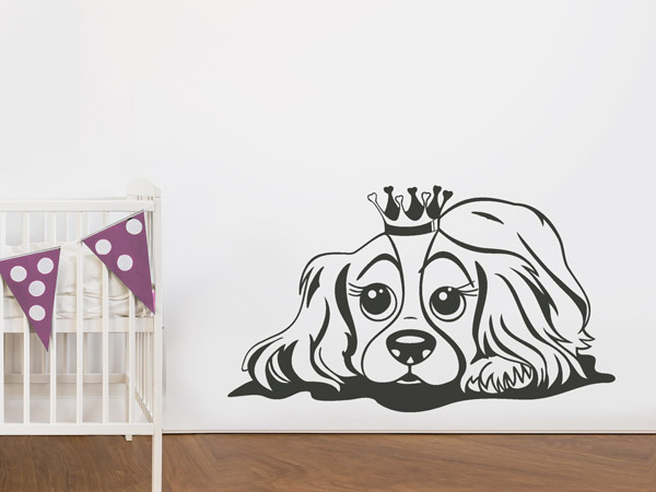 Wandtattoo King Charles Spaniel Hund