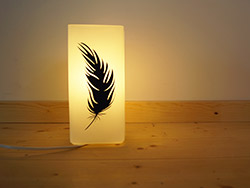 Wandtattoo Lampe Unikat