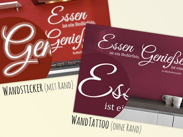 Wandtattoo Herstellung online