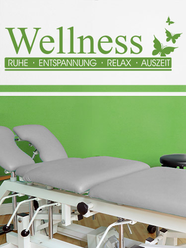 Wandtattoos für Wellness, Kosmetik und Fitness