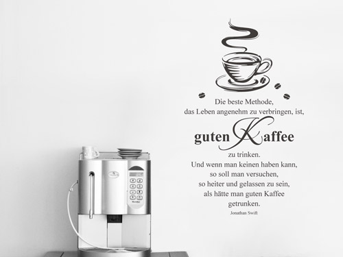 Wandtattoo guten Kaffee