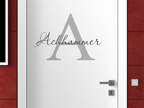 Wandtattoo Achhammer Nachname