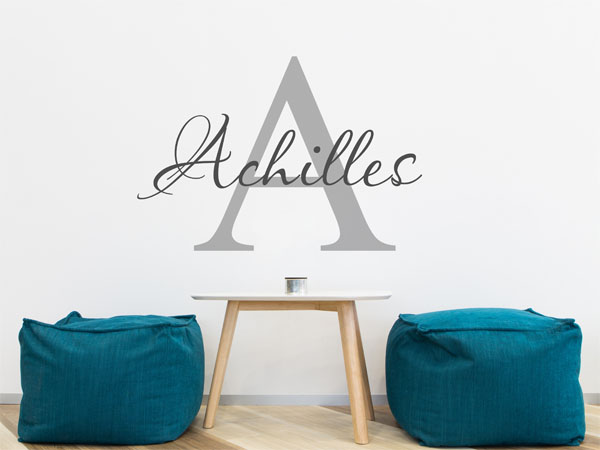 Wandtattoo Achilles Nachname