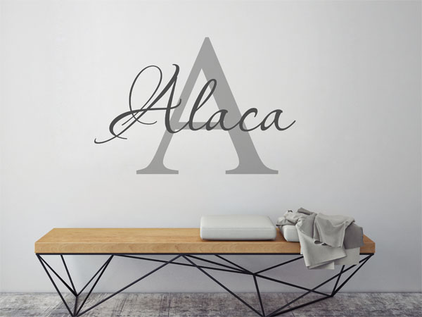 Wandtattoo Alaca Nachname