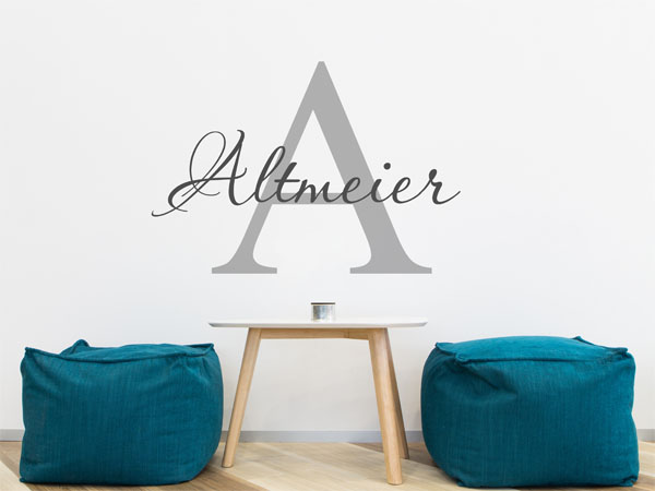 Wandtattoo Altmeier Nachname