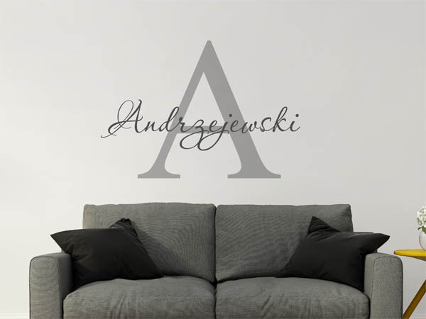 Wandtattoo Andrzejewski Nachname