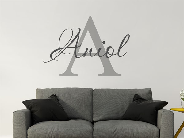 Wandtattoo Aniol Nachname