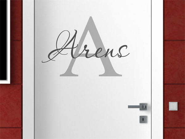 Wandtattoo Arens Nachname