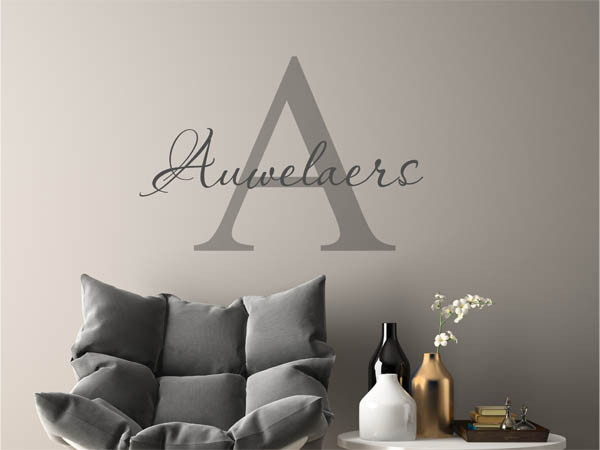 Wandtattoo Auwelaers Nachname