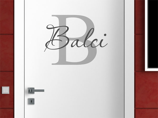 Wandtattoo Balci Nachname