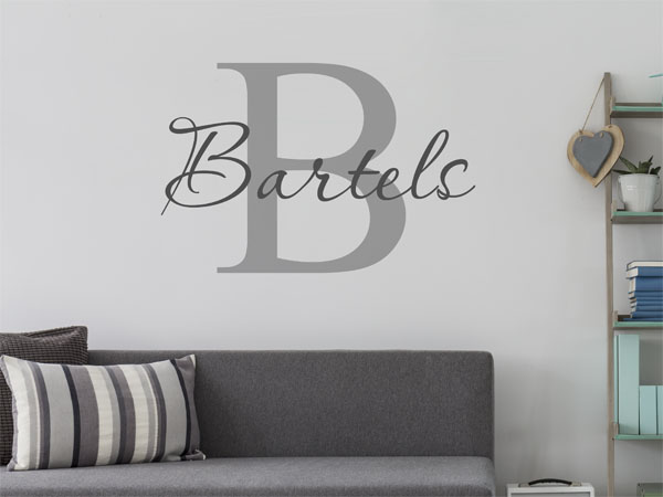 Wandtattoo Bartels Nachname