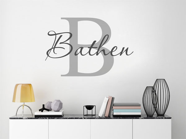 Wandtattoo Bathen Nachname