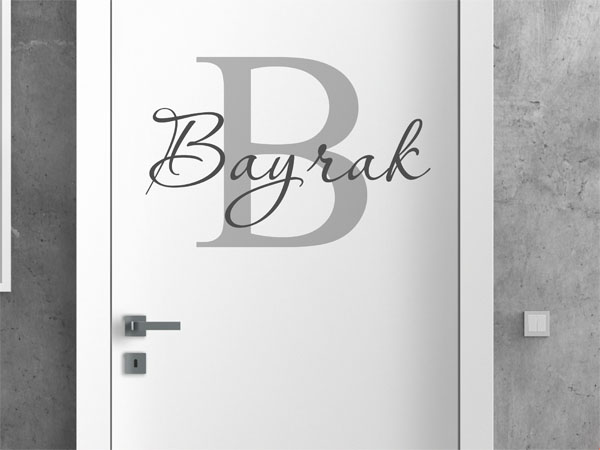 Wandtattoo Bayrak Nachname