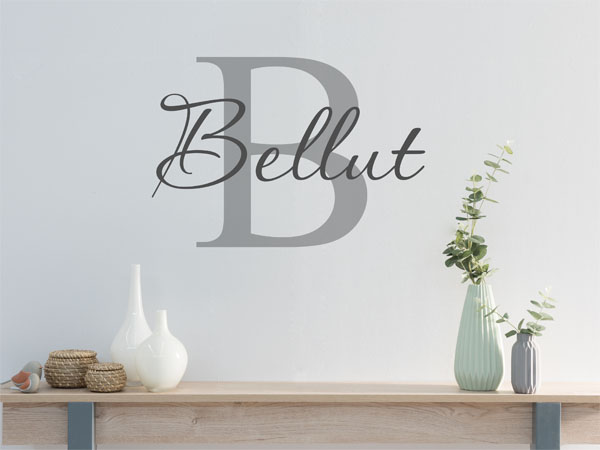 Wandtattoo Bellut Nachname