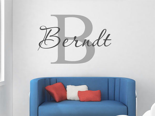 Wandtattoo Berndt Nachname