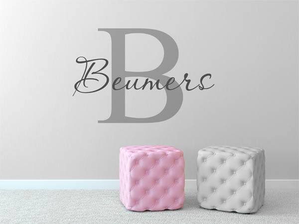 Wandtattoo Beumers Nachname