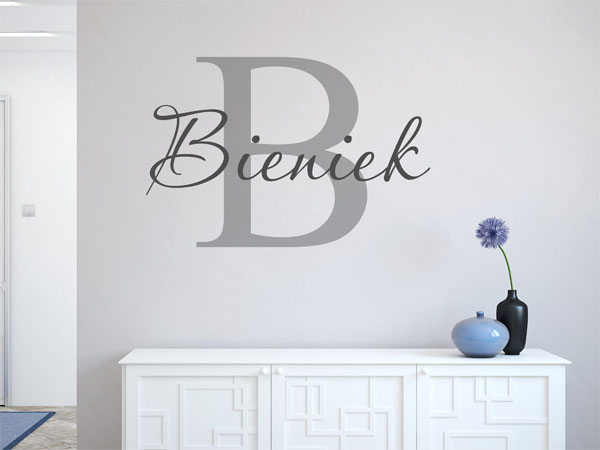 Wandtattoo Bieniek Nachname