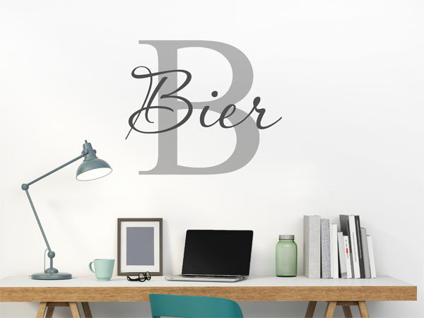 Wandtattoo Bier Nachname