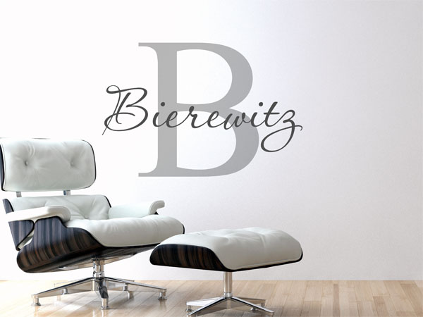 Wandtattoo Bierewitz Nachname