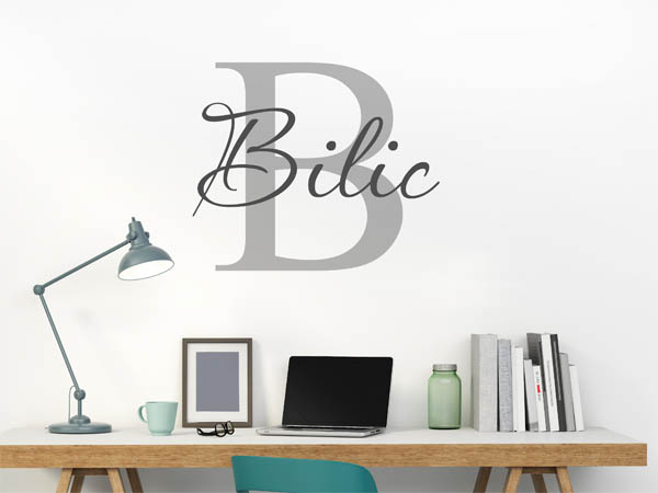 Wandtattoo Bilic Nachname