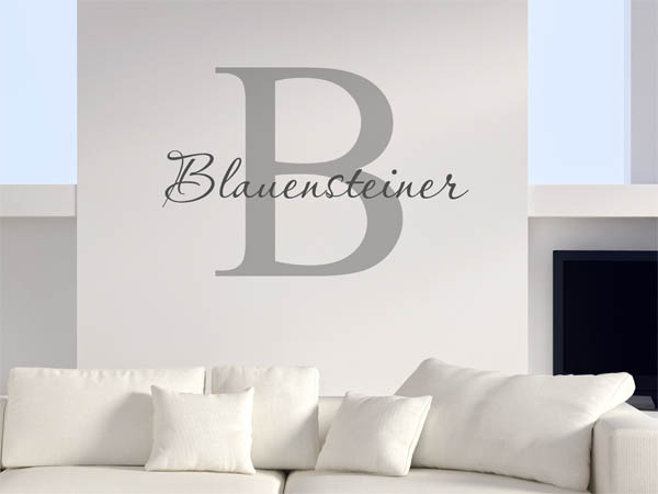 Wandtattoo Blauensteiner Nachname