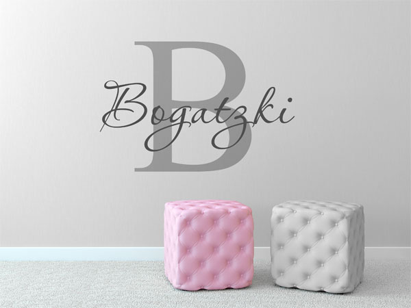Wandtattoo Bogatzki Nachname