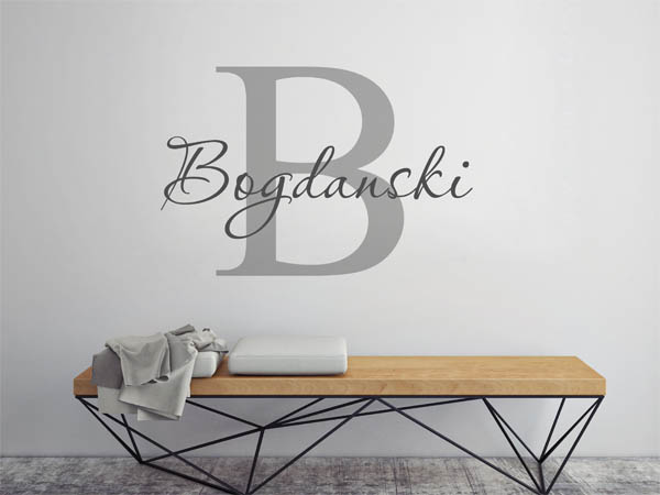 Wandtattoo Bogdanski Nachname