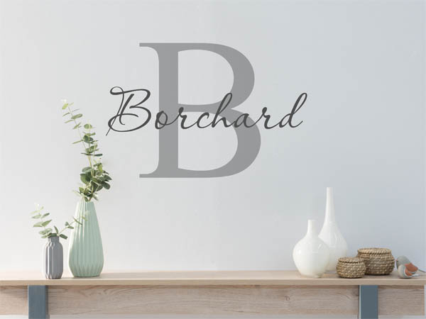 Wandtattoo Borchard Nachname