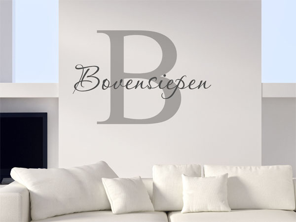 Wandtattoo Bovensiepen Nachname
