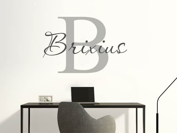 Wandtattoo Brixius Nachname