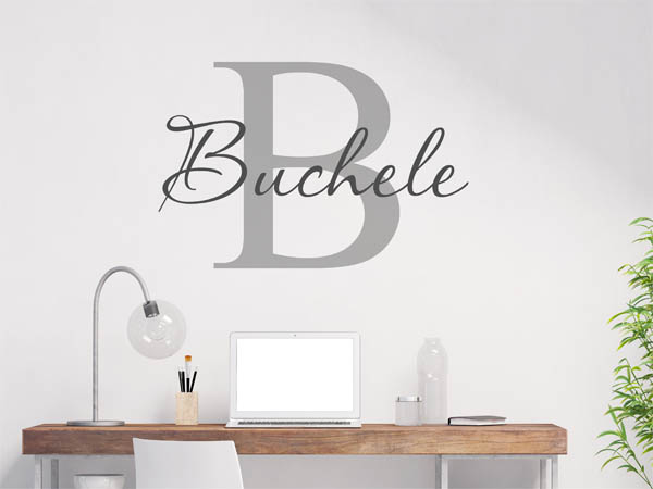 Wandtattoo Buchele Nachname