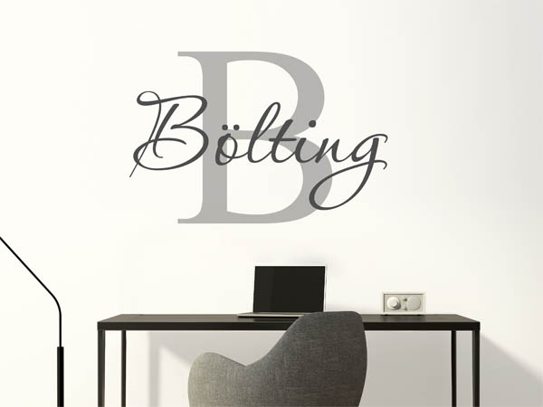 Wandtattoo Bölting Nachname