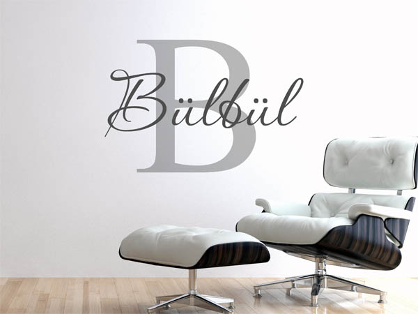 Wandtattoo Bülbül Nachname