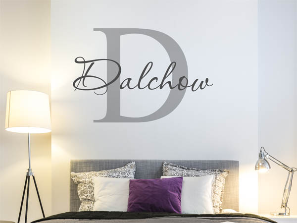 Wandtattoo Dalchow Nachname