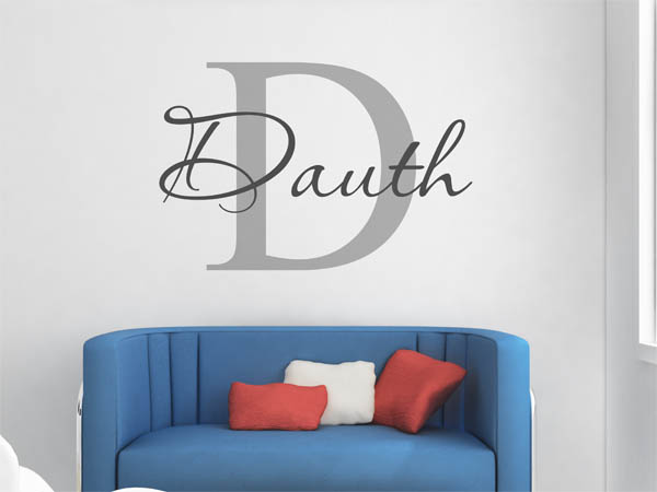 Wandtattoo Dauth Nachname