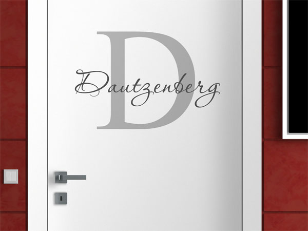 Wandtattoo Dautzenberg Nachname