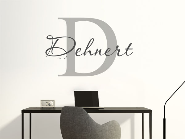 Wandtattoo Dehnert Nachname