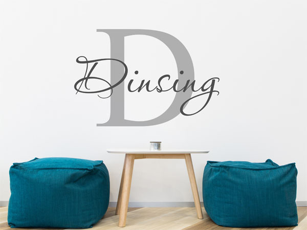 Wandtattoo Dinsing Nachname