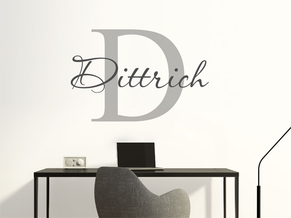 Wandtattoo Dittrich Nachname