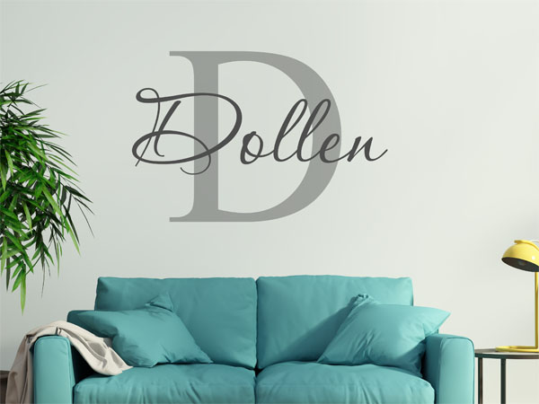 Wandtattoo Dollen Nachname
