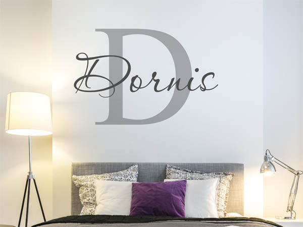 Wandtattoo Dornis Nachname