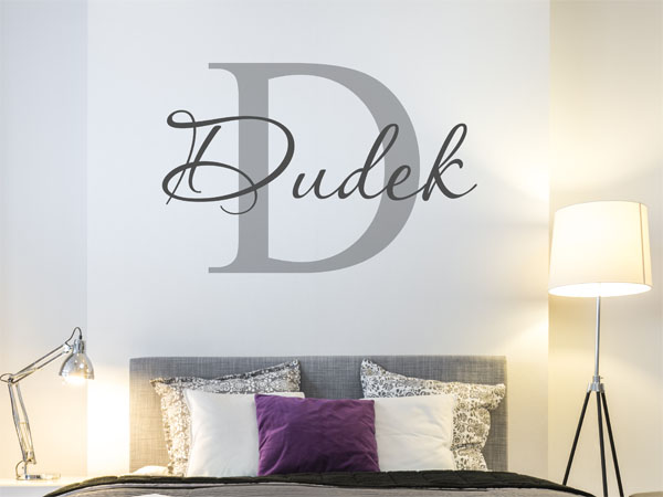Wandtattoo Dudek Nachname