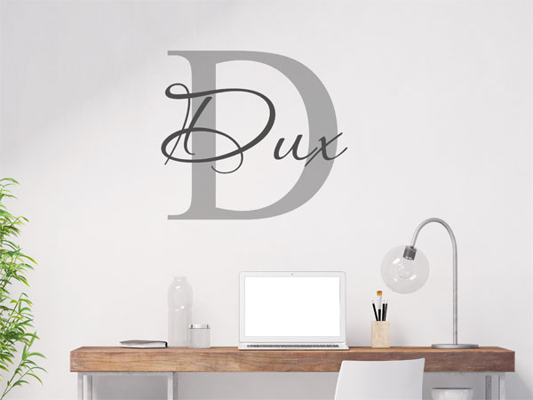 Wandtattoo Dux Nachname