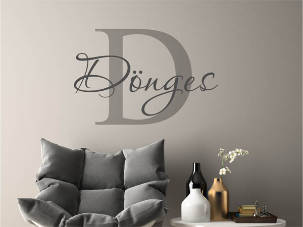 Wandtattoo Dönges Nachname