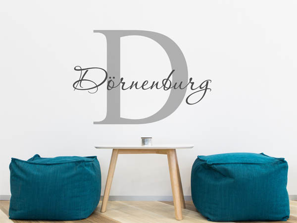 Wandtattoo Dörnenburg Nachname